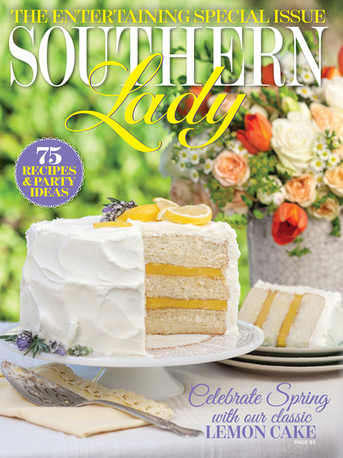 A picture of the cover of Southern Lady's March/April issue