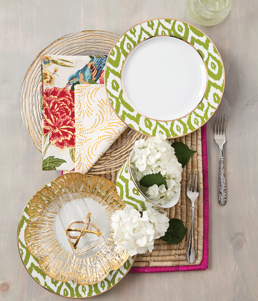 Mix and Match Tablesetting - Lime - May June 14