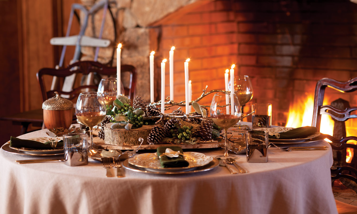 Woodland-Inspired Table Setting
