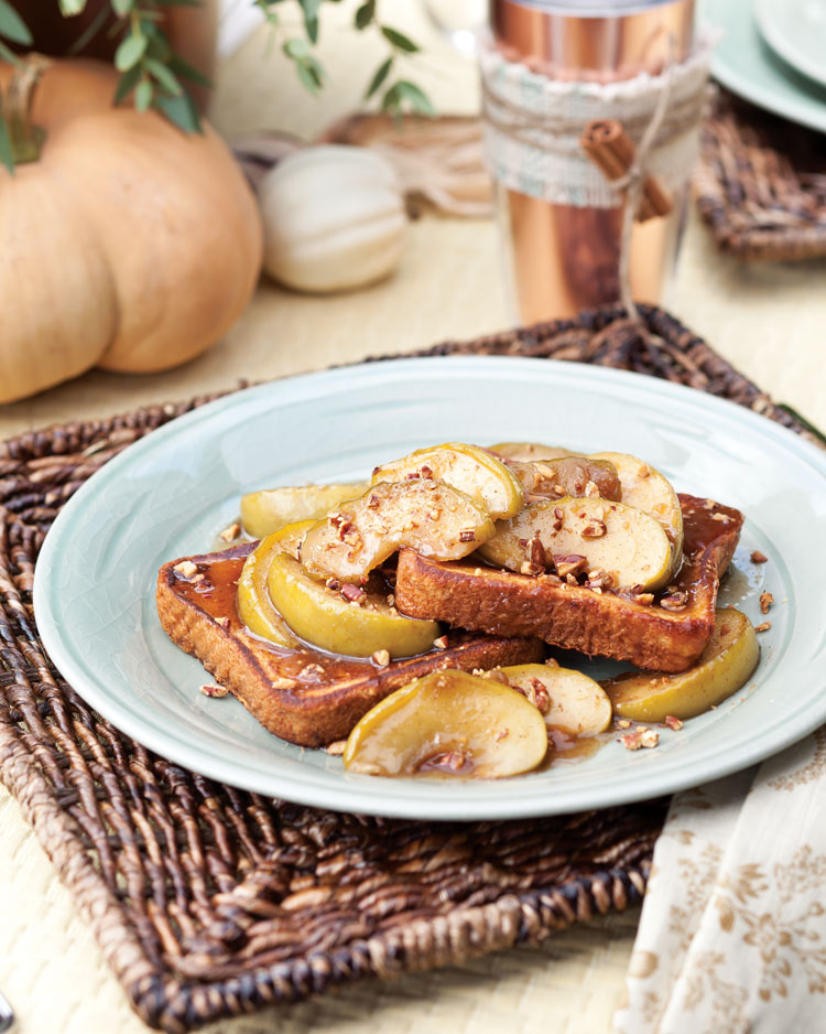 A photo of Cinnamon Apple French Toast for Brunch 
