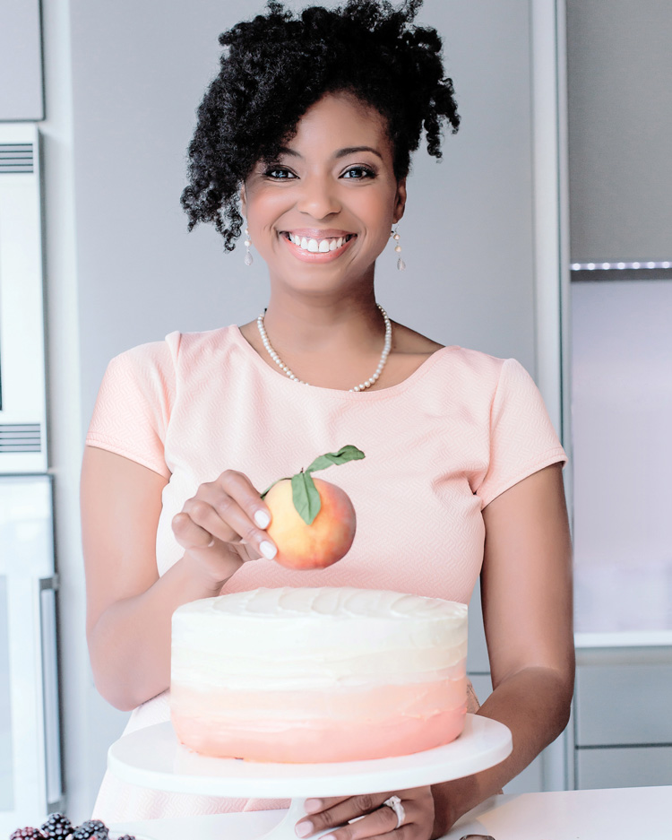 A picture of Jocelyn Delk Adams, the author of the cookbook Grandbaby Cakes