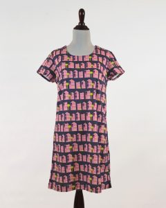 A picture of a shift dress designed by Ashley Worrall of Borough based in Charleston