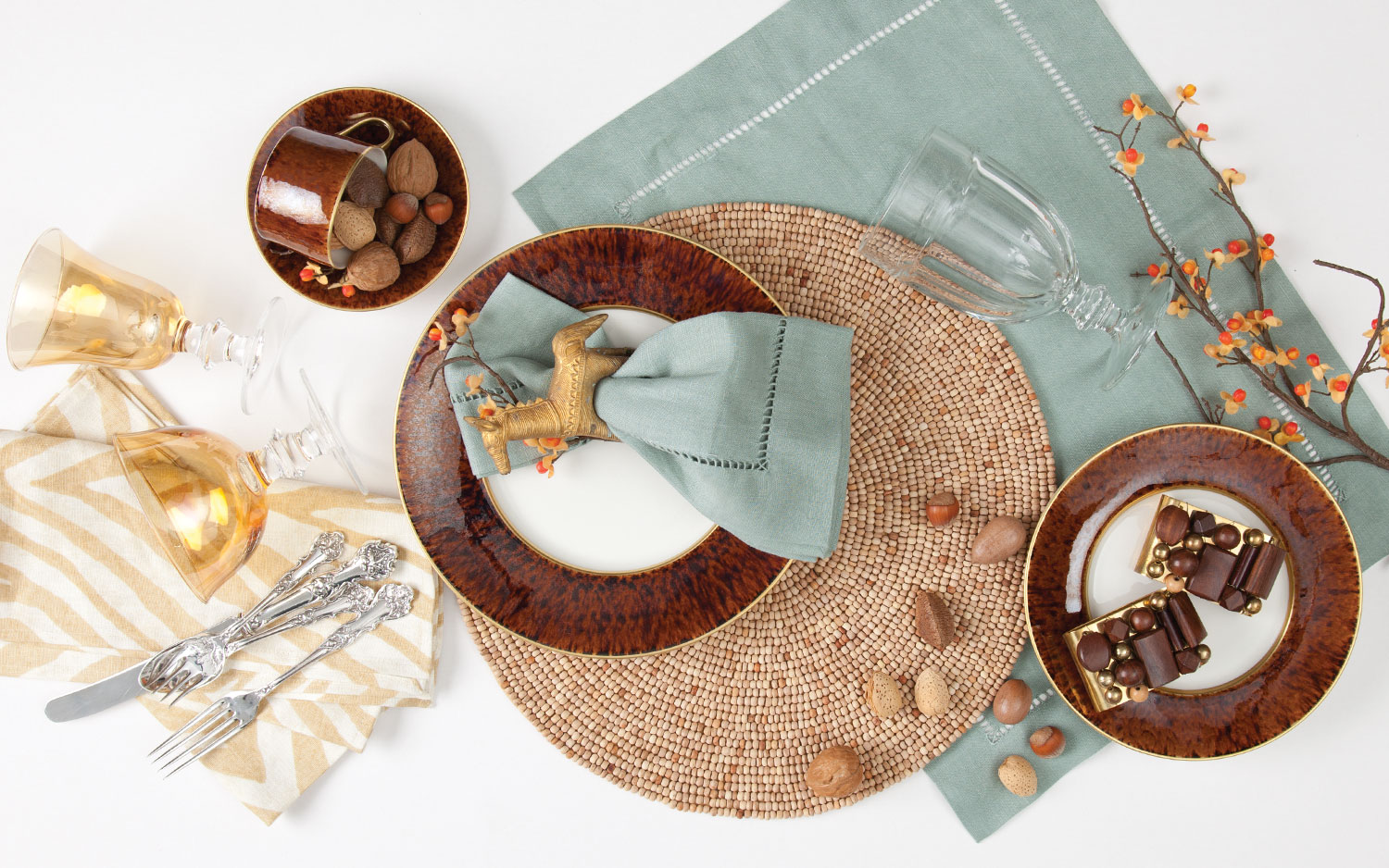 a picture of tableware for tortoiseshell mix and match
