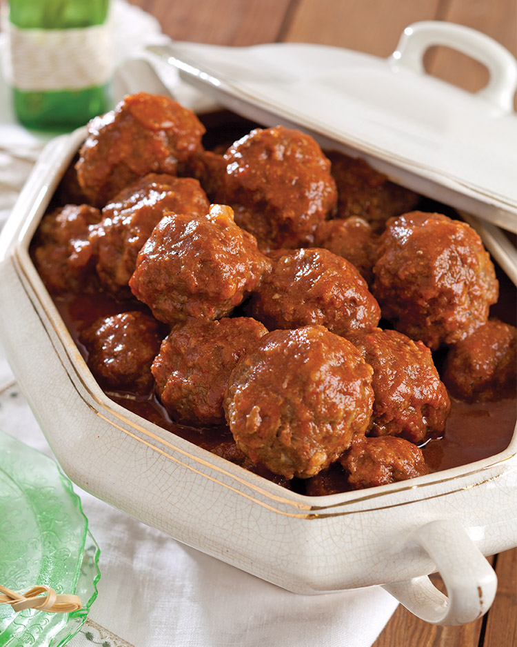 Enticing Holiday Appetizers spicy meatballs