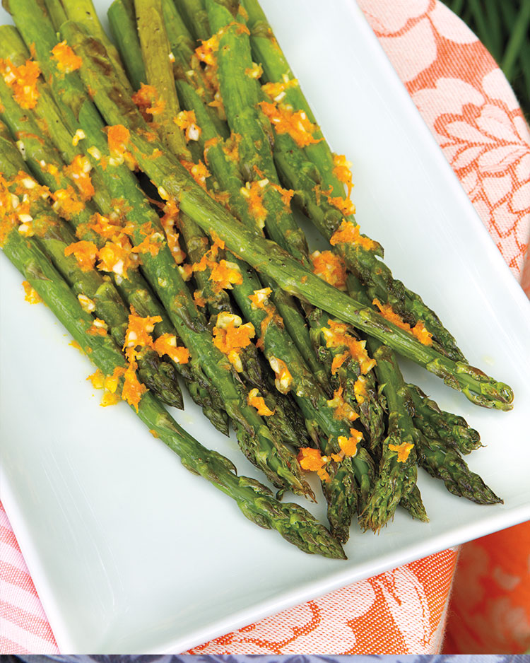 Roasted Asparagus with Orange Butter