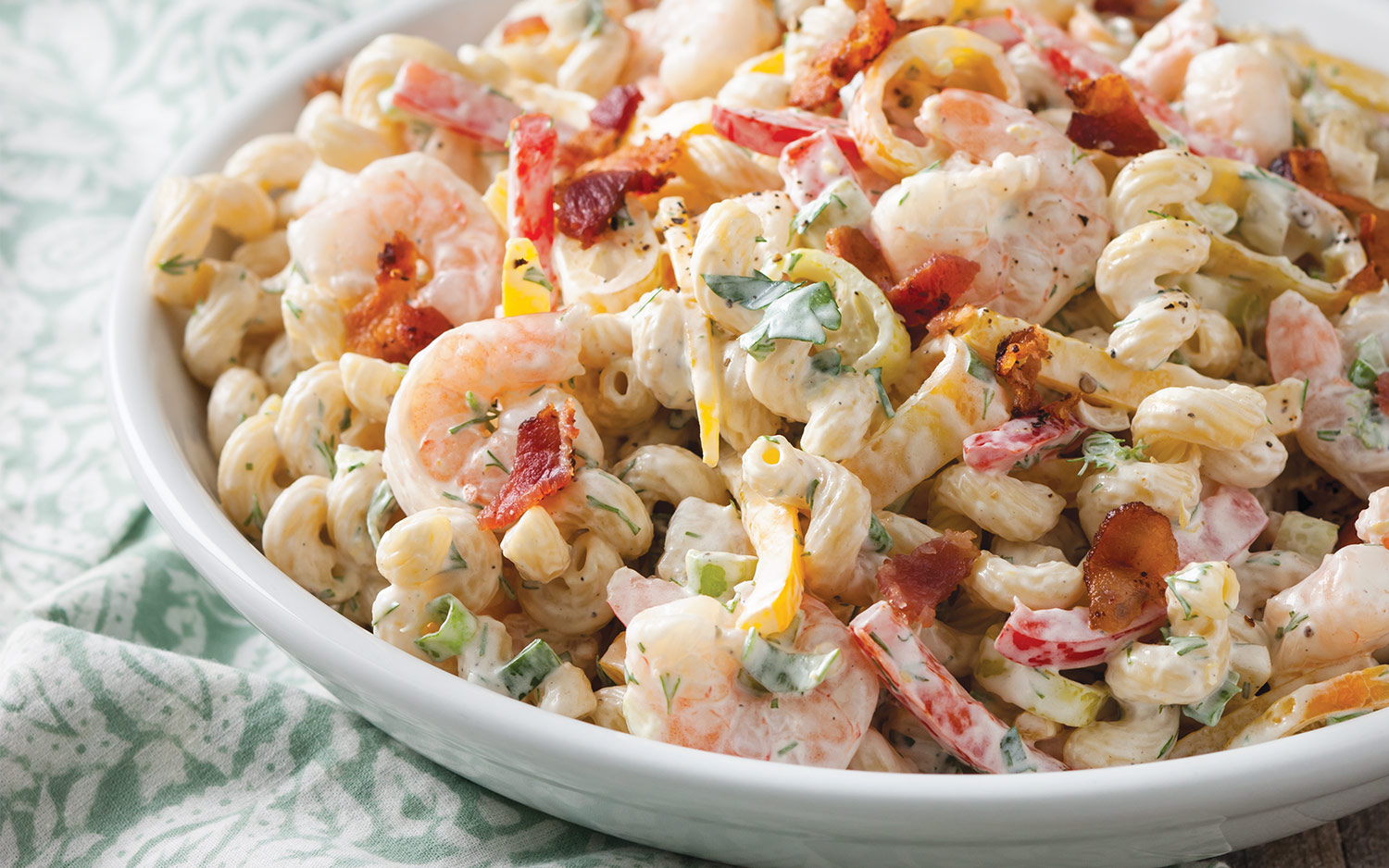 Shrimp Salad with Bacon-Dill Dressing