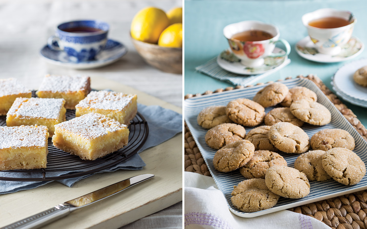 Old-Fashioned Goodies include cookies and lemon bars