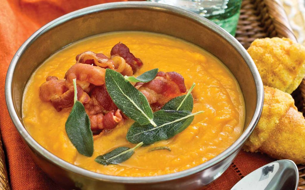 Hearty Autumn Soups - Sweet Potato-Sage Soup