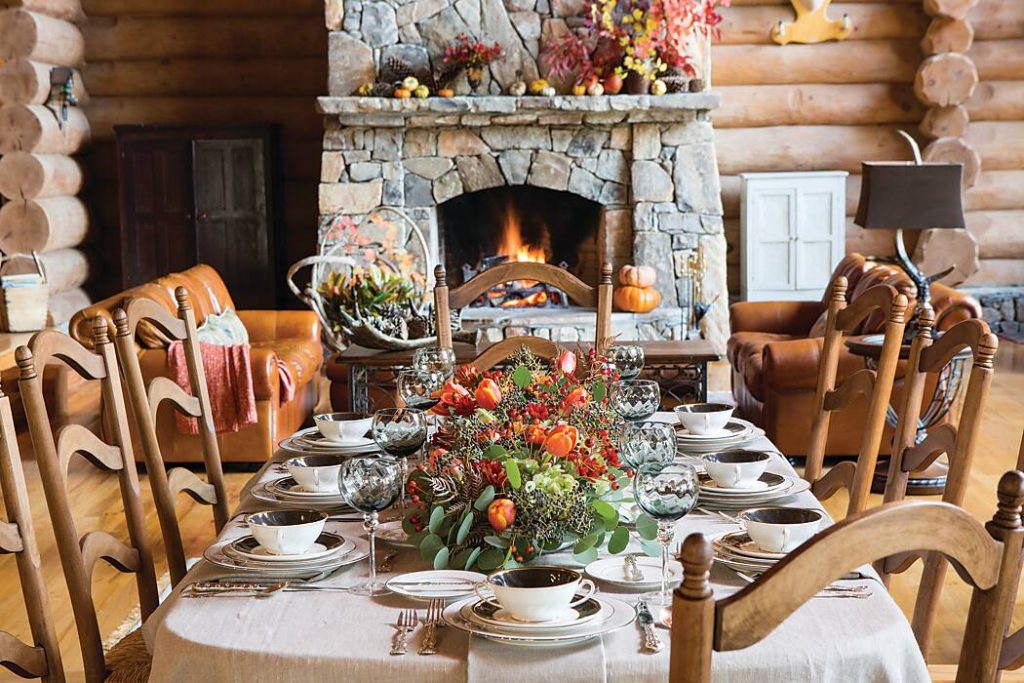 A Fireside Thanksgiving Feast