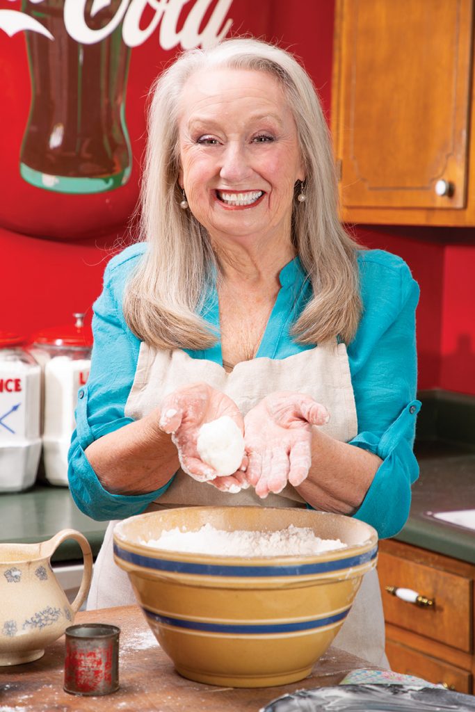 Home-cooking sensation Brenda Gantt in the kitchen