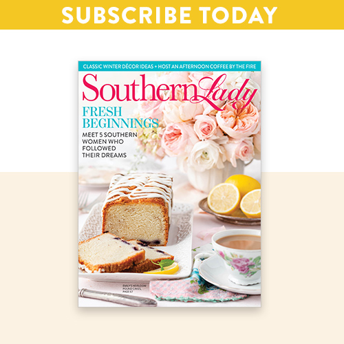 Southern Lady January/February 2022 cover with "Subscribe Today" text