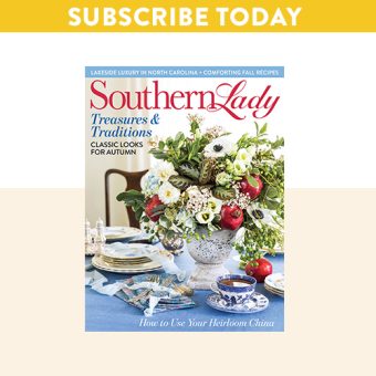 Southern Lady Magazine September 2022 cover with "Subscribe Today" text