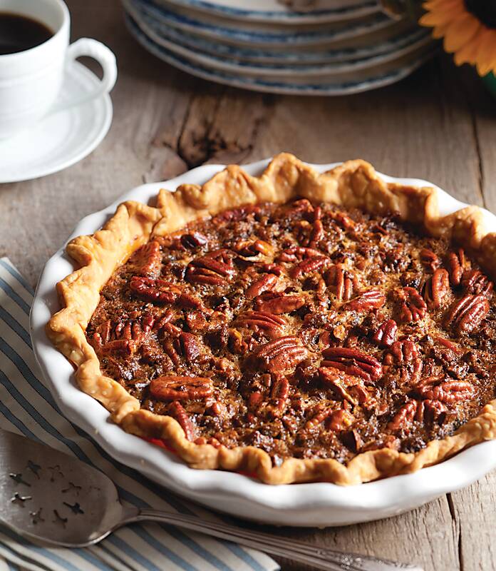 Pecan-Date Pie for a Back Porch Gathering