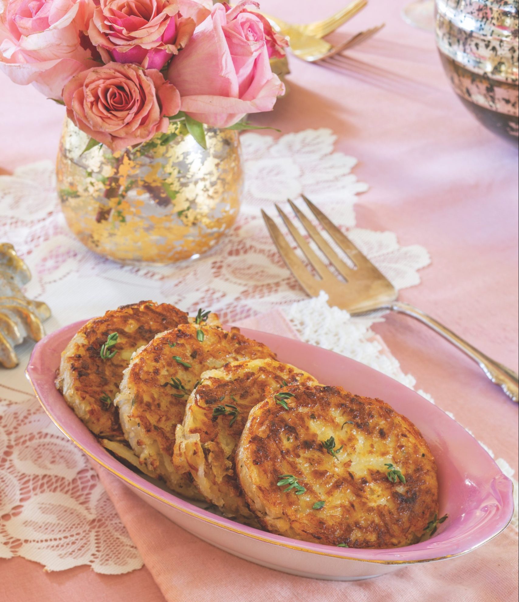 Thyme Hash Brown Cakes