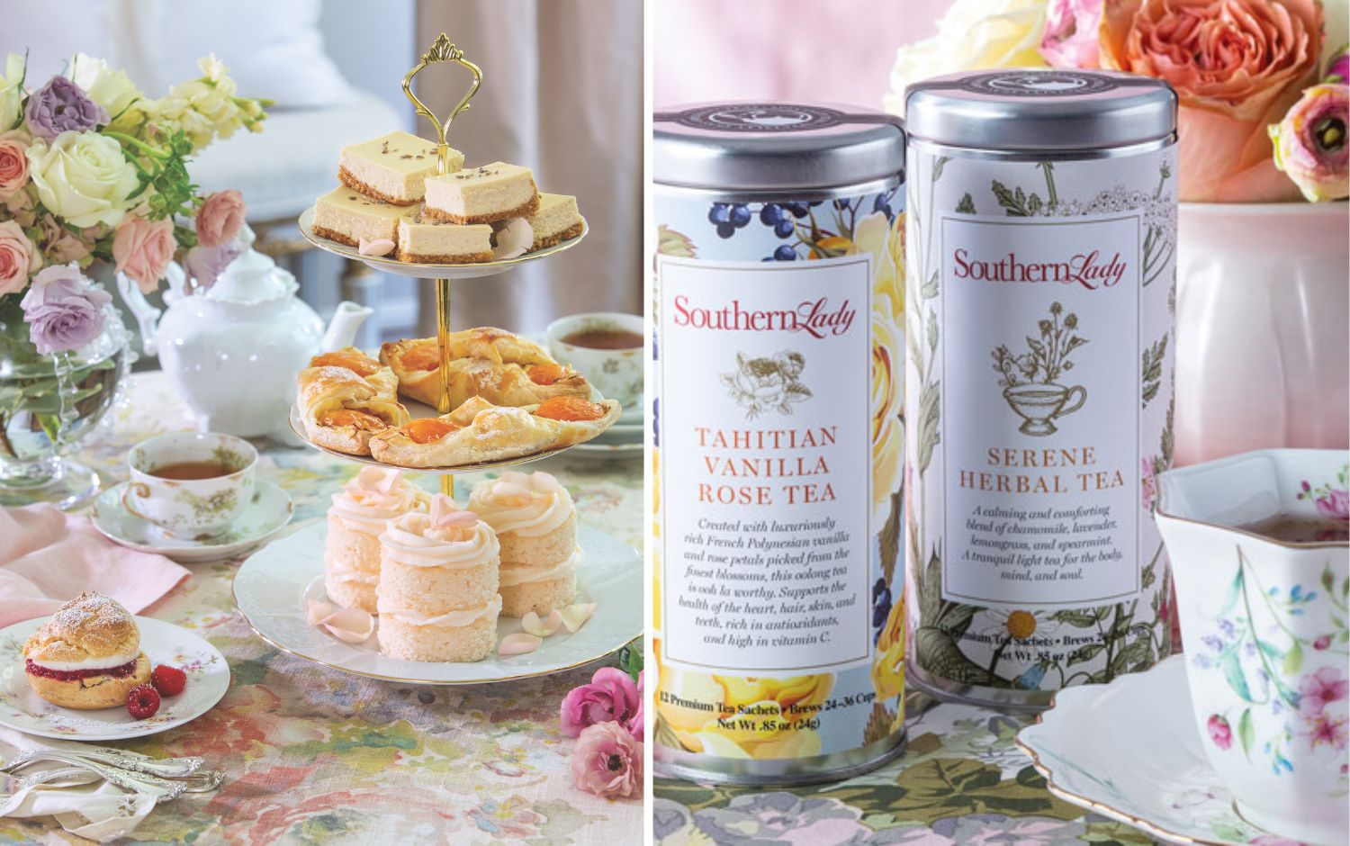 Dainty Treats to Pair with Southern Lady's Exclusive Specialty Teas